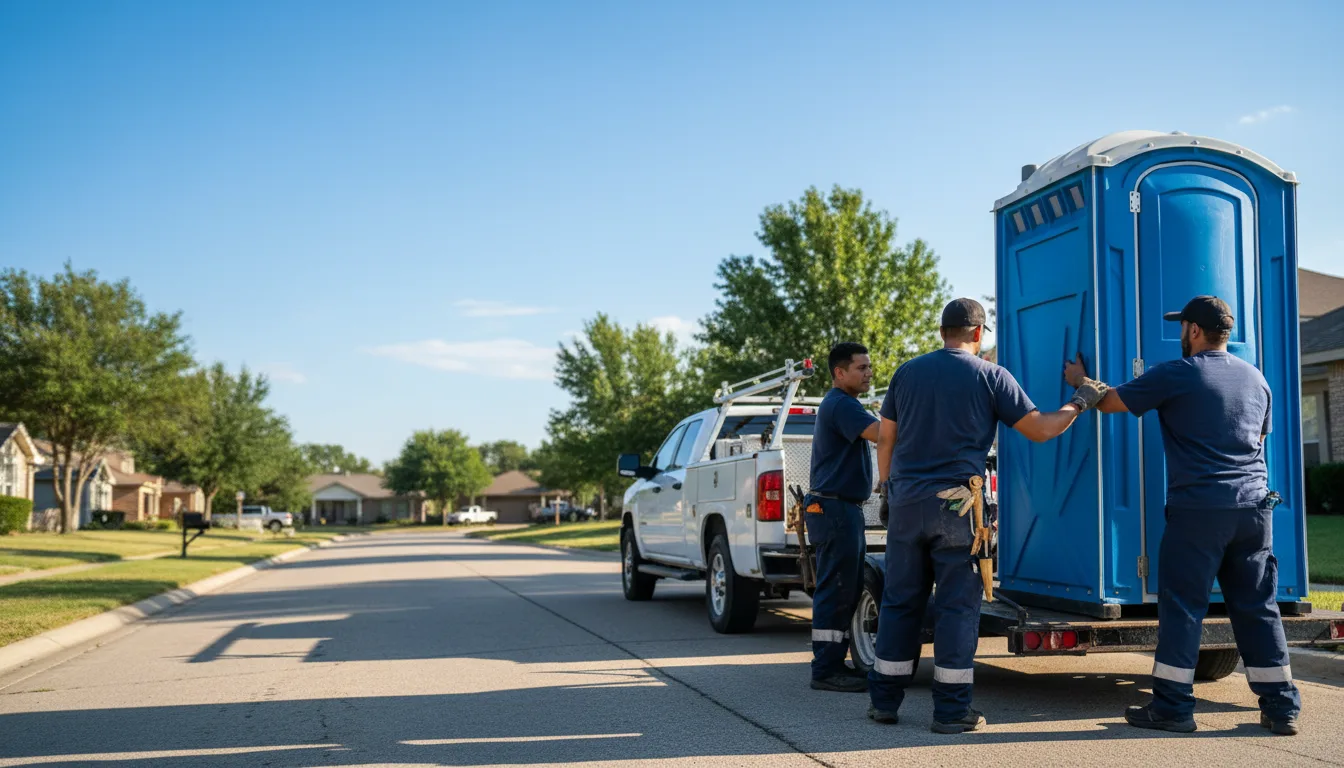 Portable Toilet Rental in Redmon, IL near me